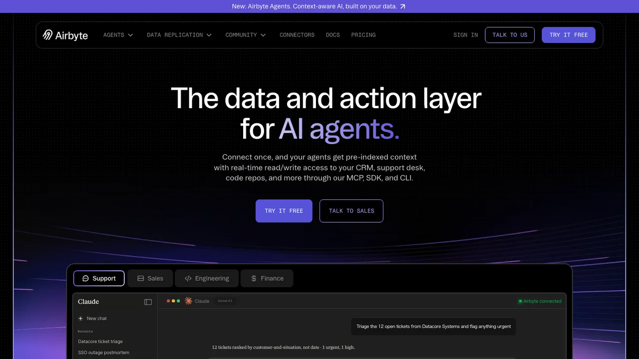 Airbyte screenshot