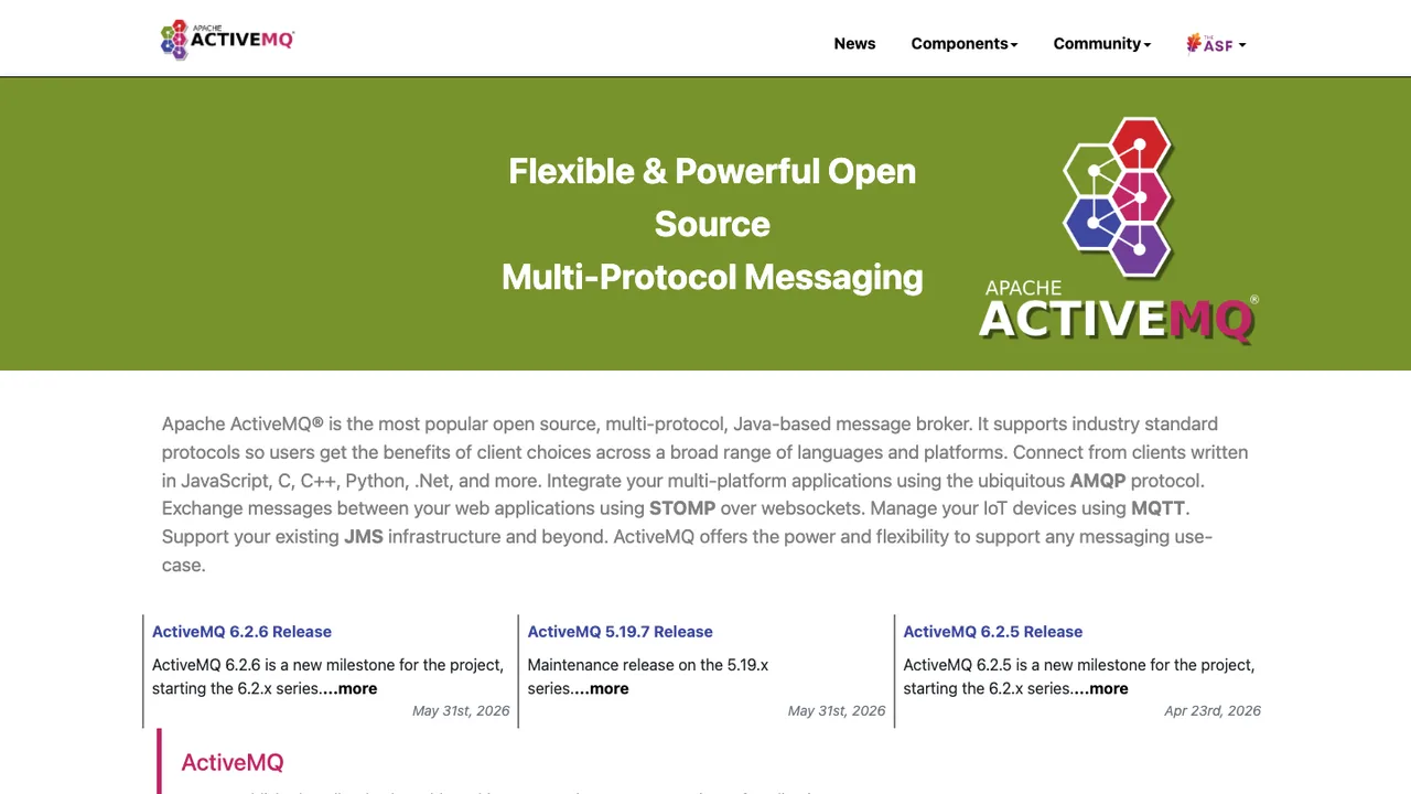 Apache ActiveMQ screenshot