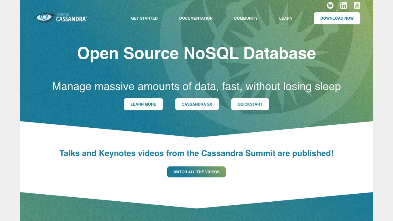 Apache Cassandra screenshot