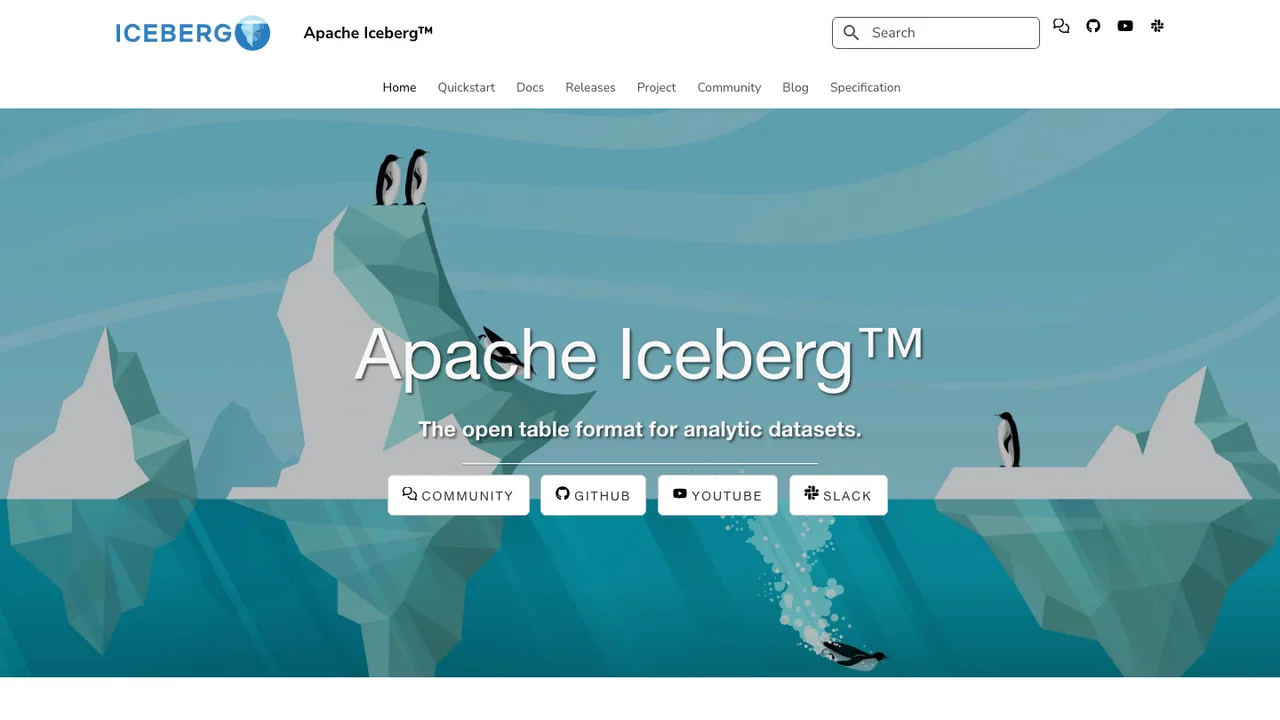 Apache Iceberg screenshot