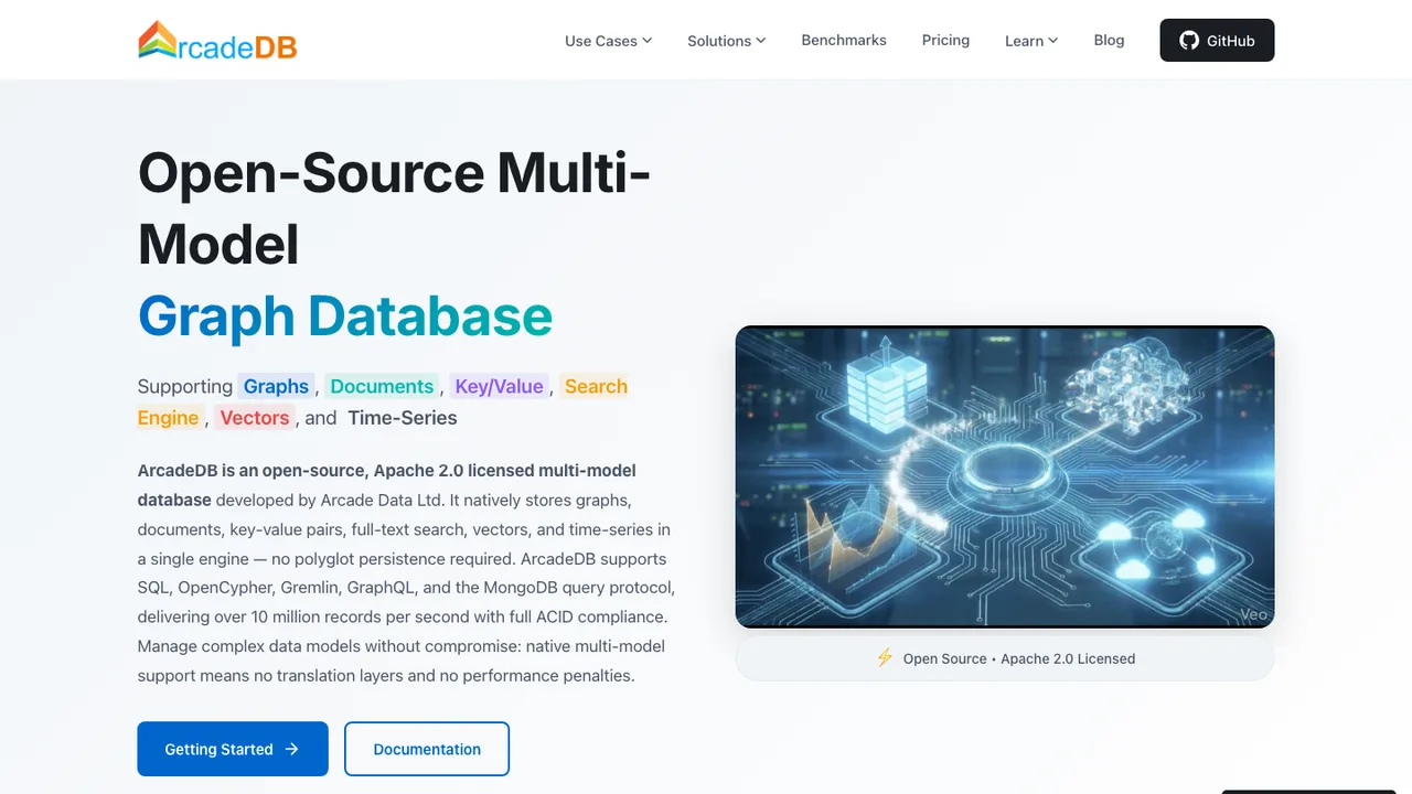 ArcadeDB screenshot