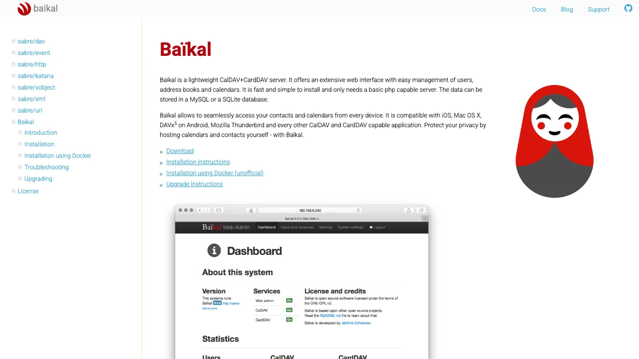 Baïkal screenshot