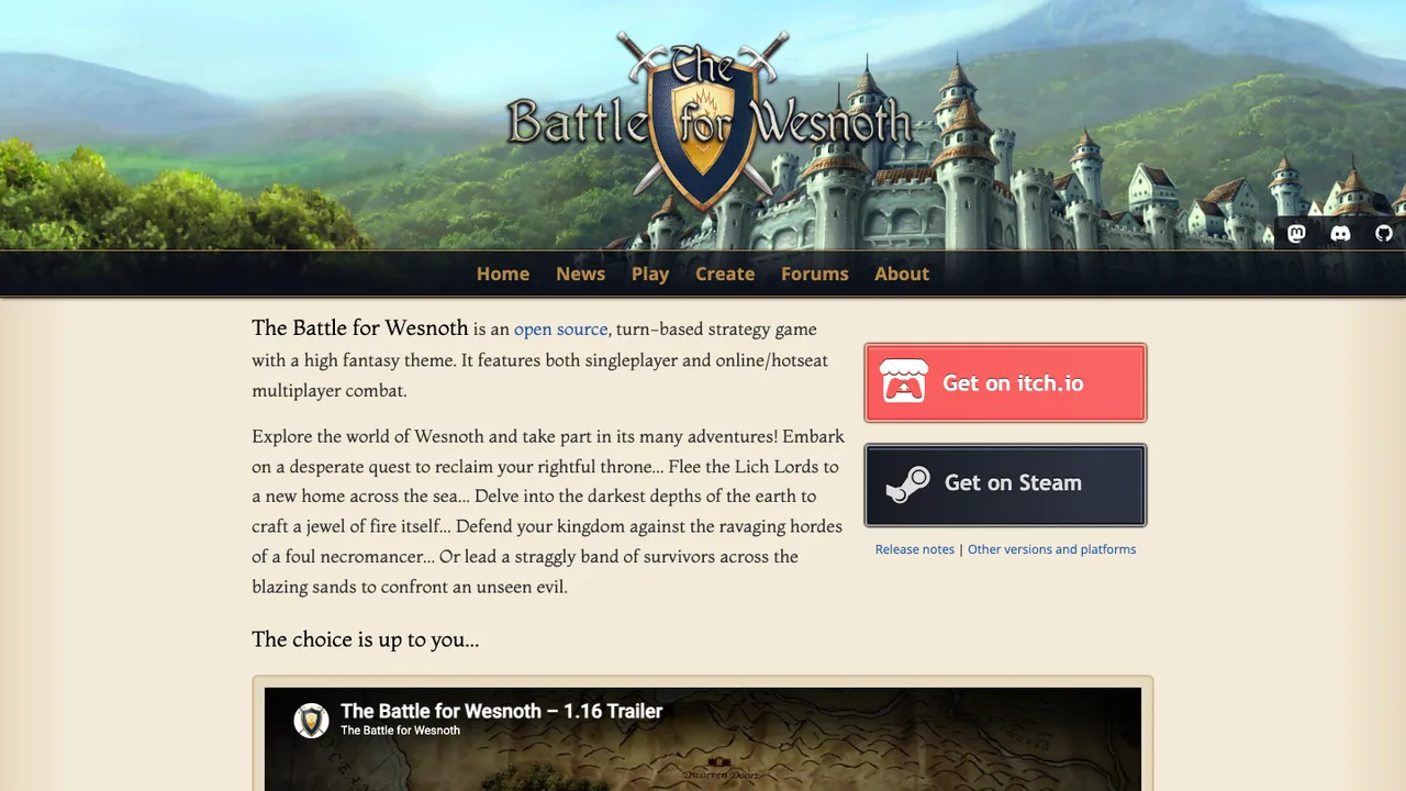 Battle for Wesnoth screenshot