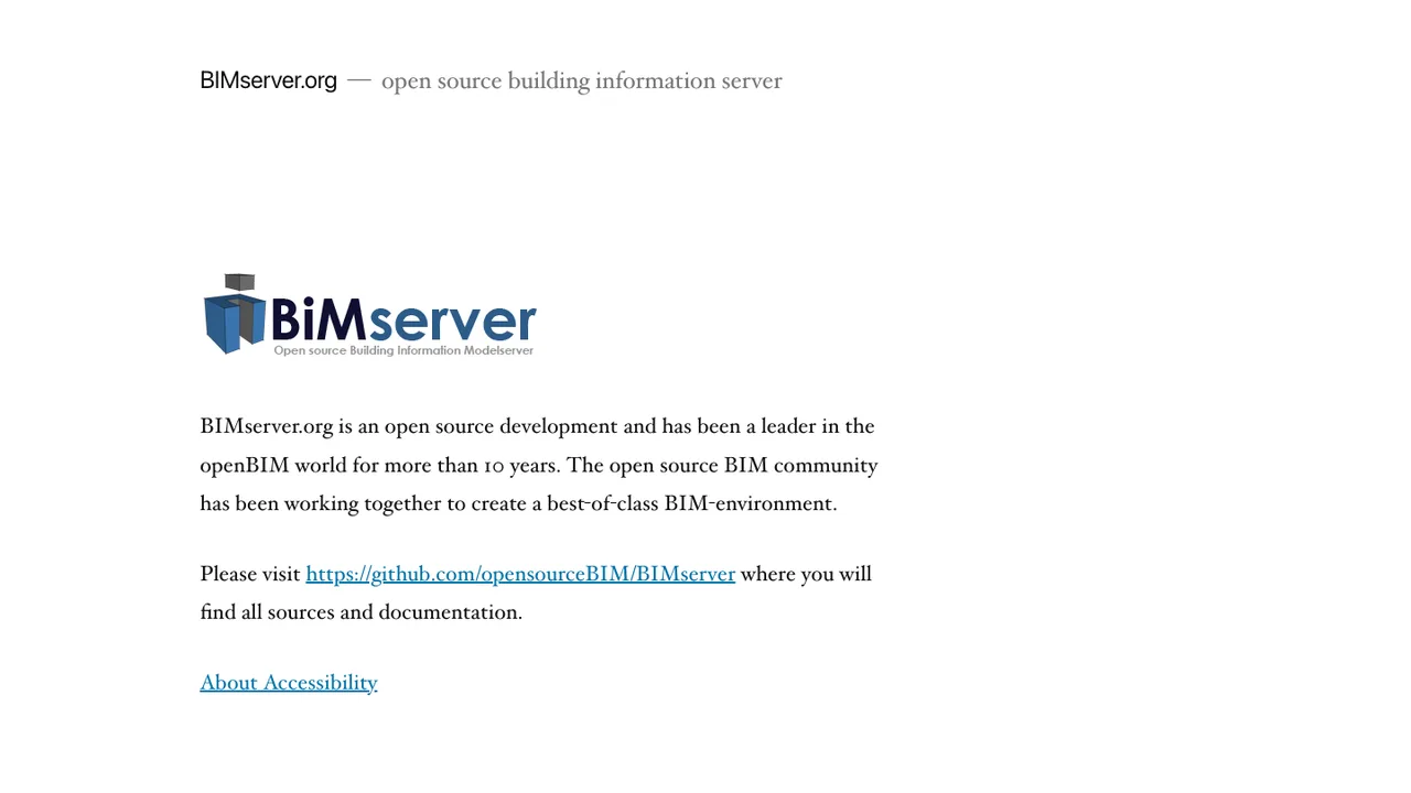 BIMserver screenshot