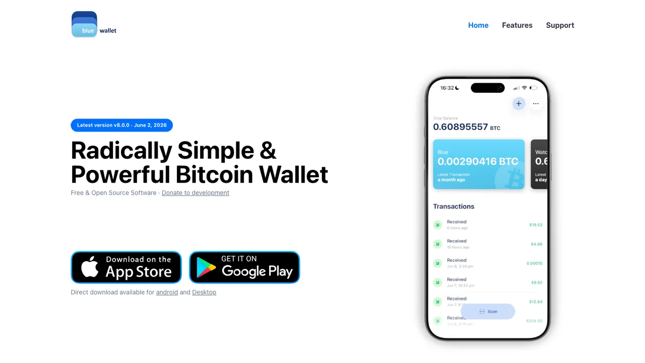 BlueWallet screenshot