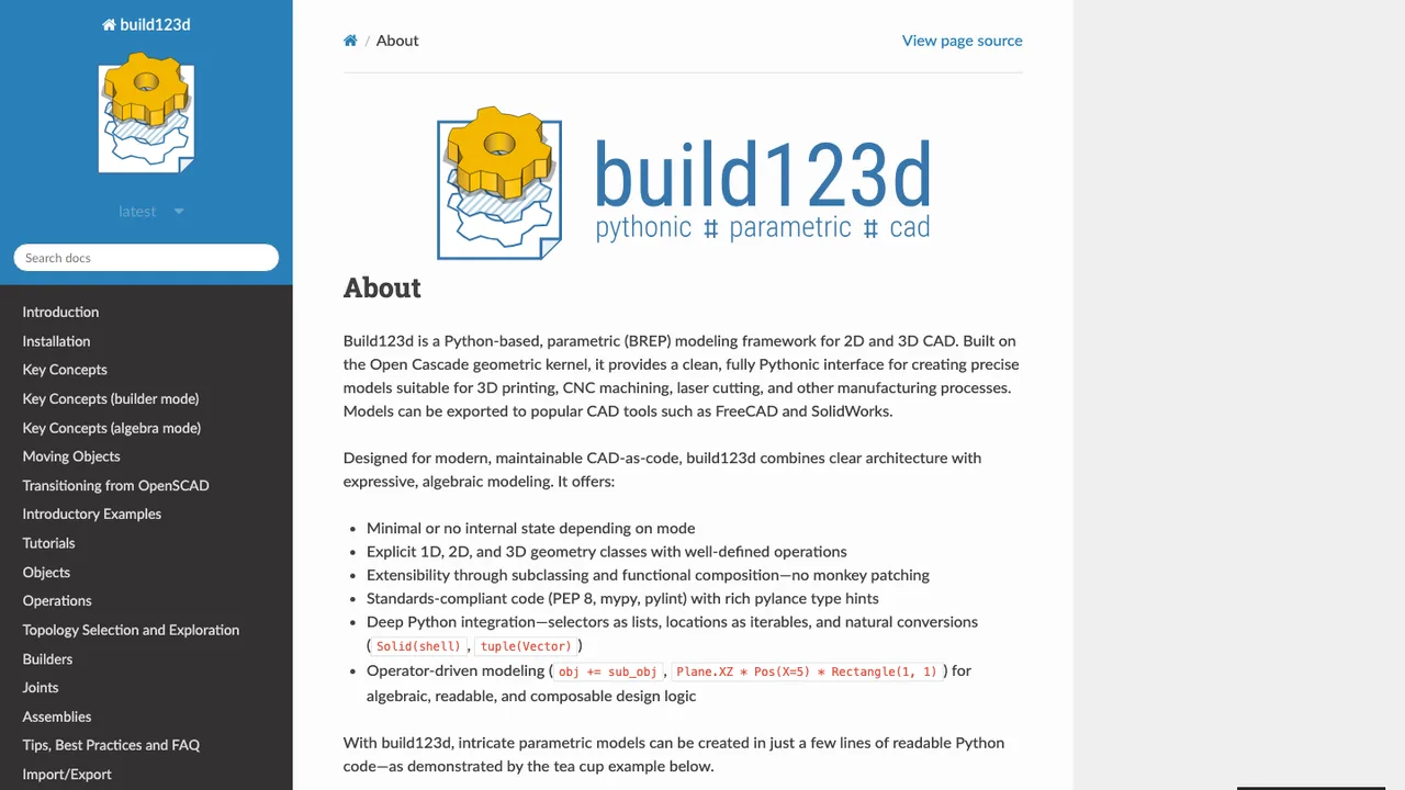 build123d screenshot