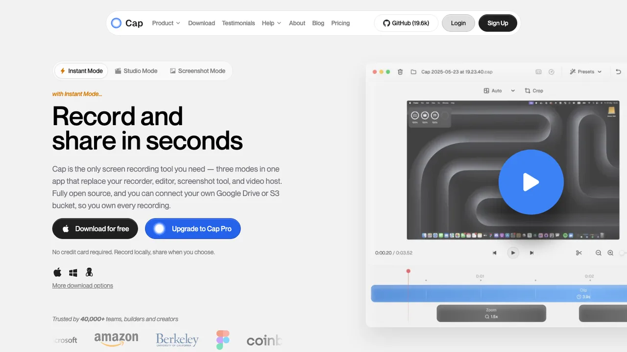 Cap screenshot