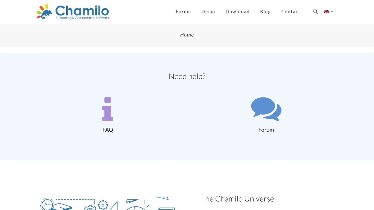 Chamilo screenshot