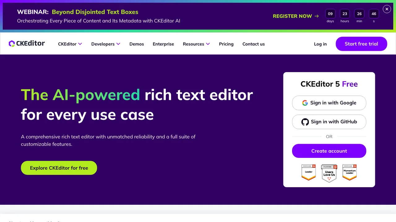 CKEditor 5 screenshot
