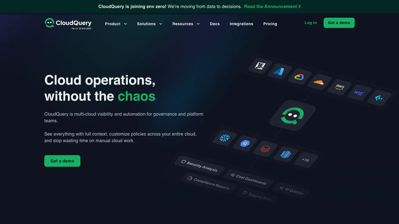 CloudQuery screenshot