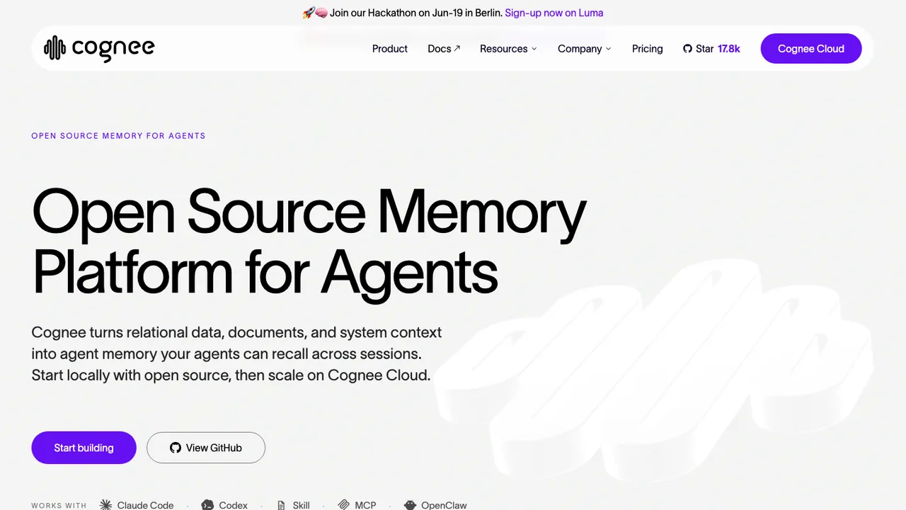 Cognee screenshot