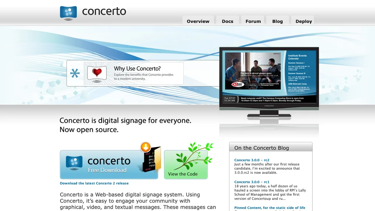 Concerto screenshot