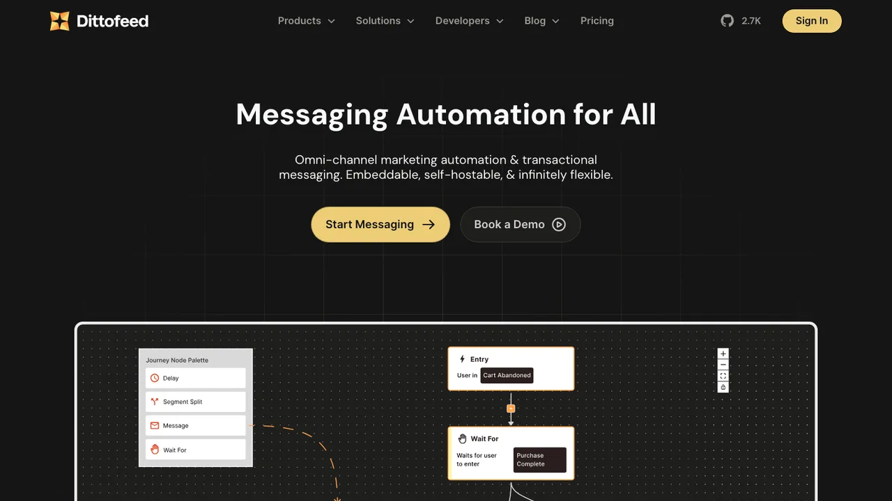 Dittofeed screenshot