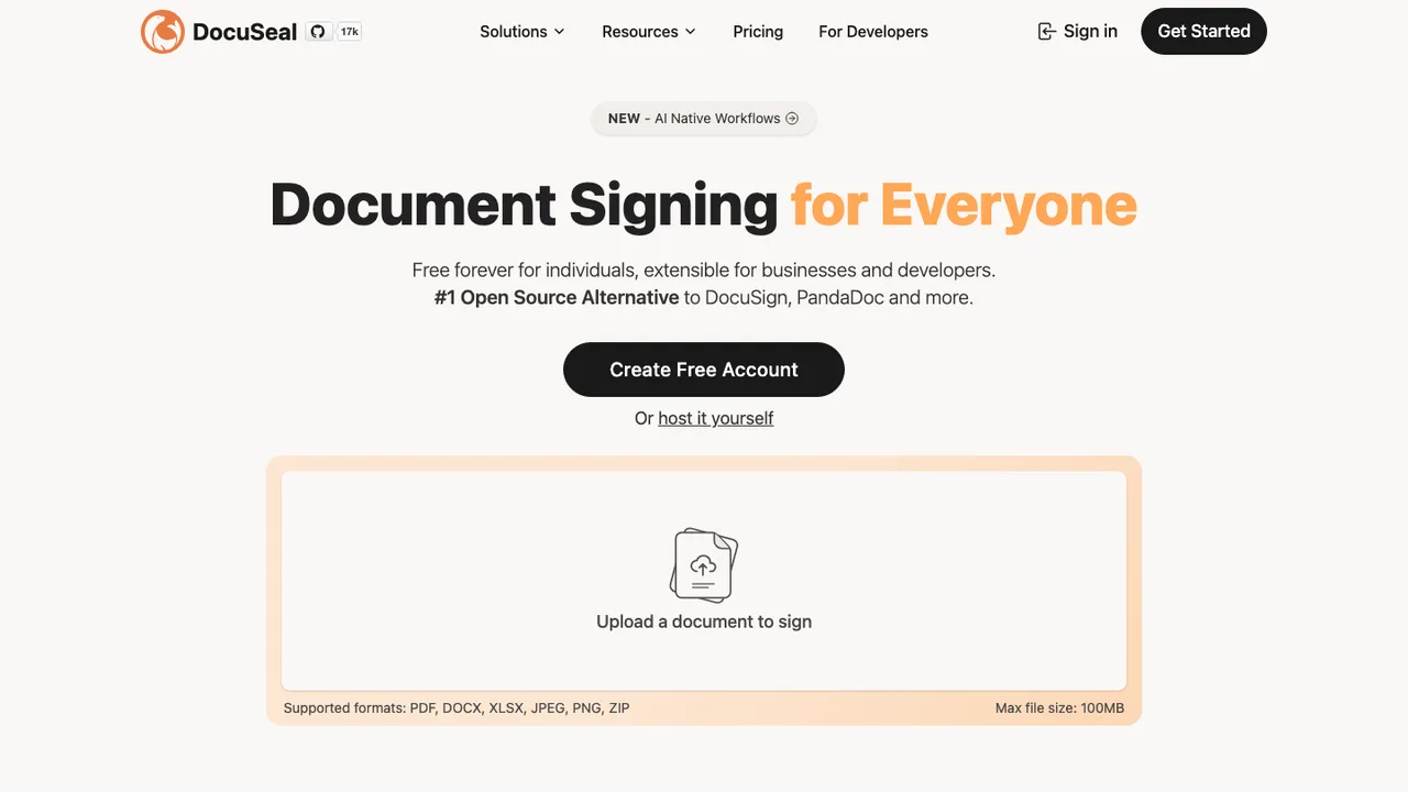 DocuSeal screenshot