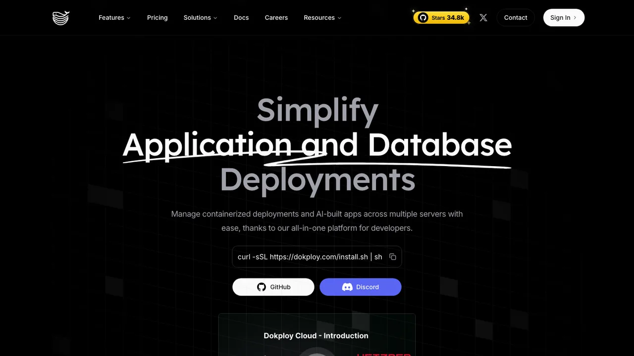 Dokploy screenshot