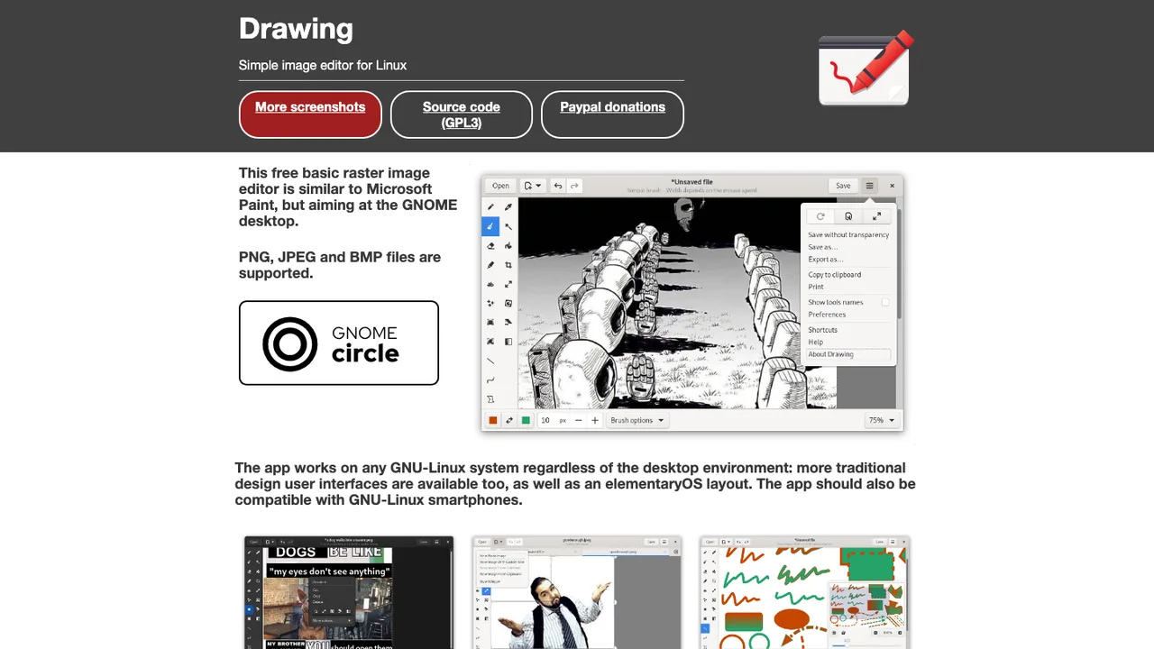 Drawing screenshot