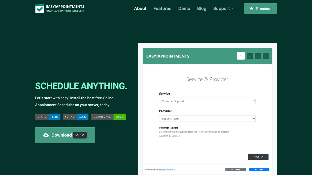 Easy!Appointments screenshot