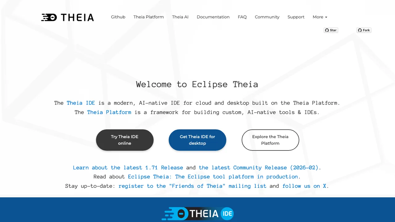 Eclipse Theia screenshot