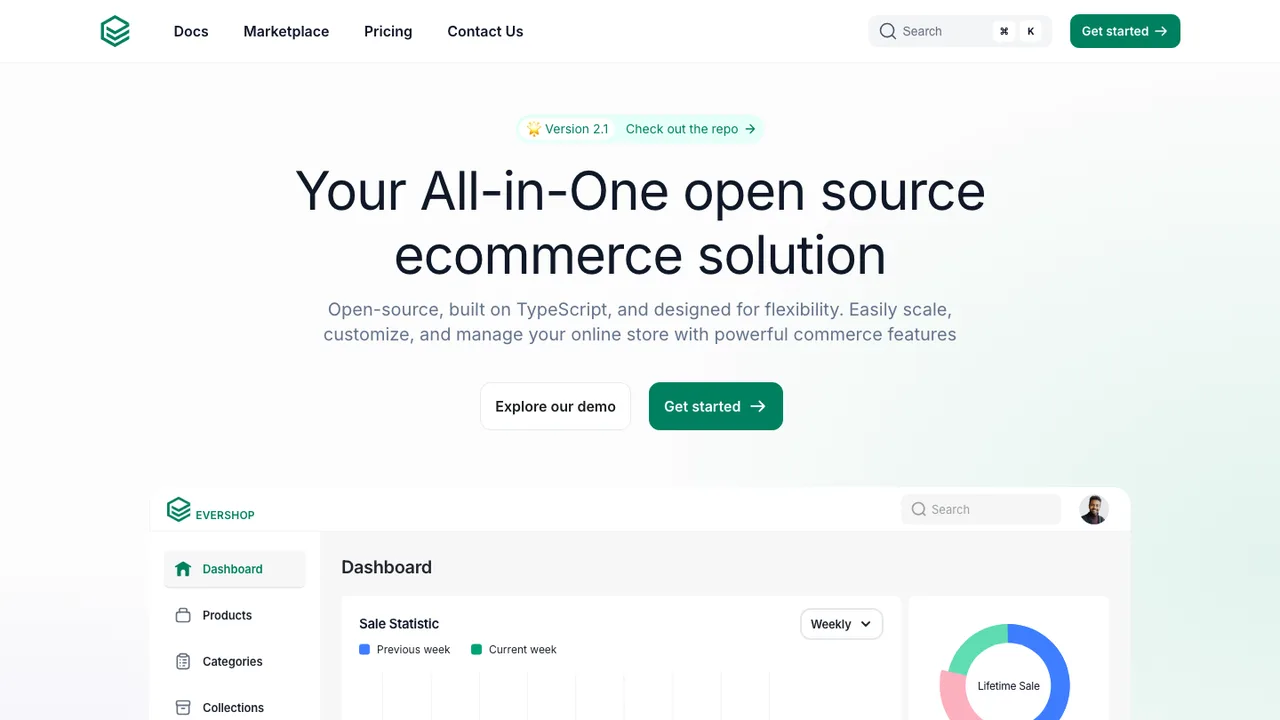 EverShop screenshot