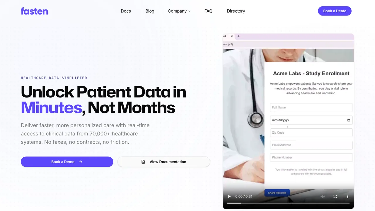 Fasten OnPrem screenshot