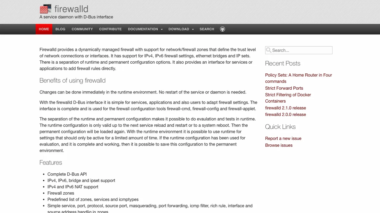 firewalld screenshot