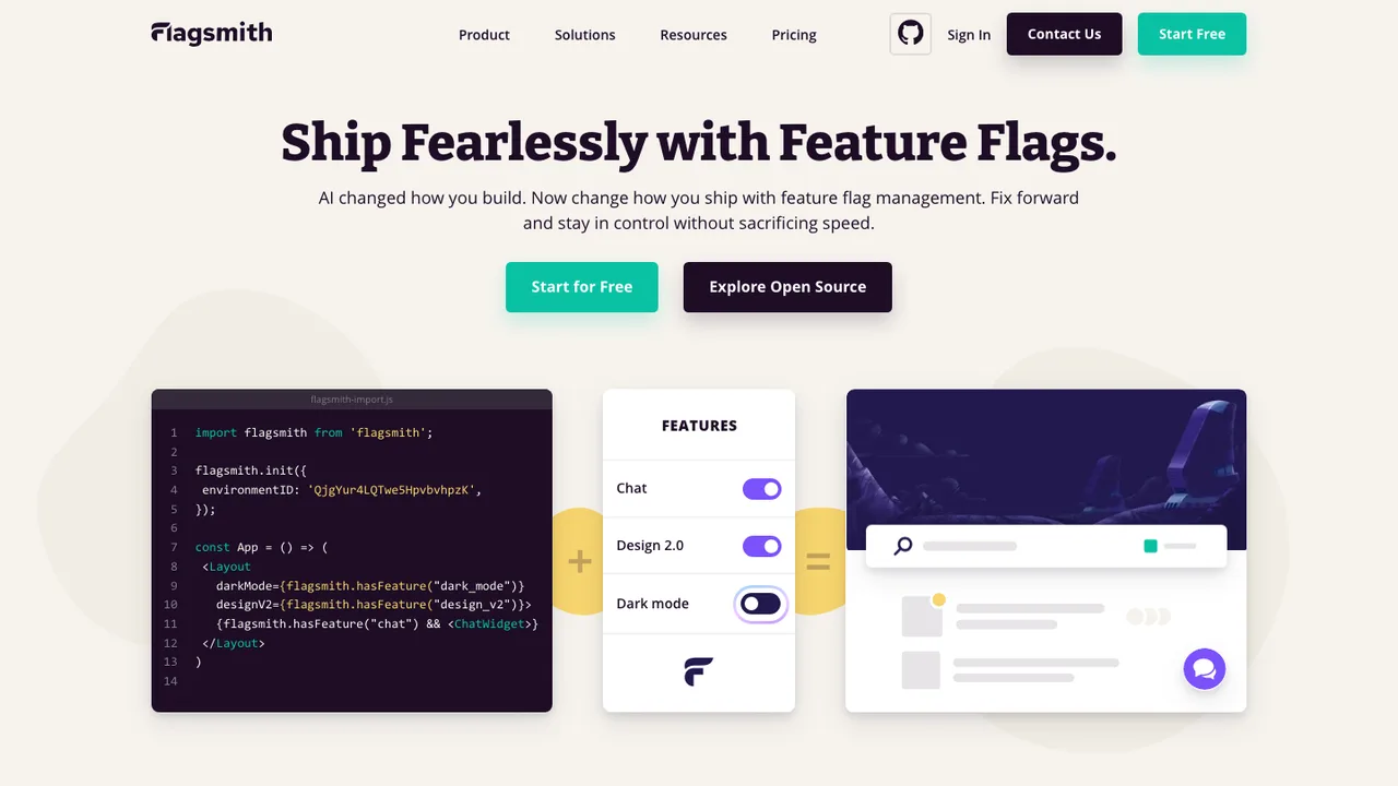 Flagsmith screenshot