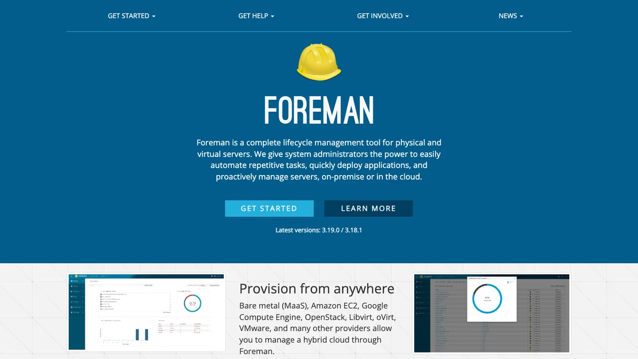 Foreman screenshot