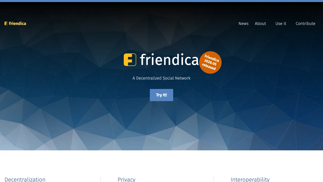 Friendica screenshot
