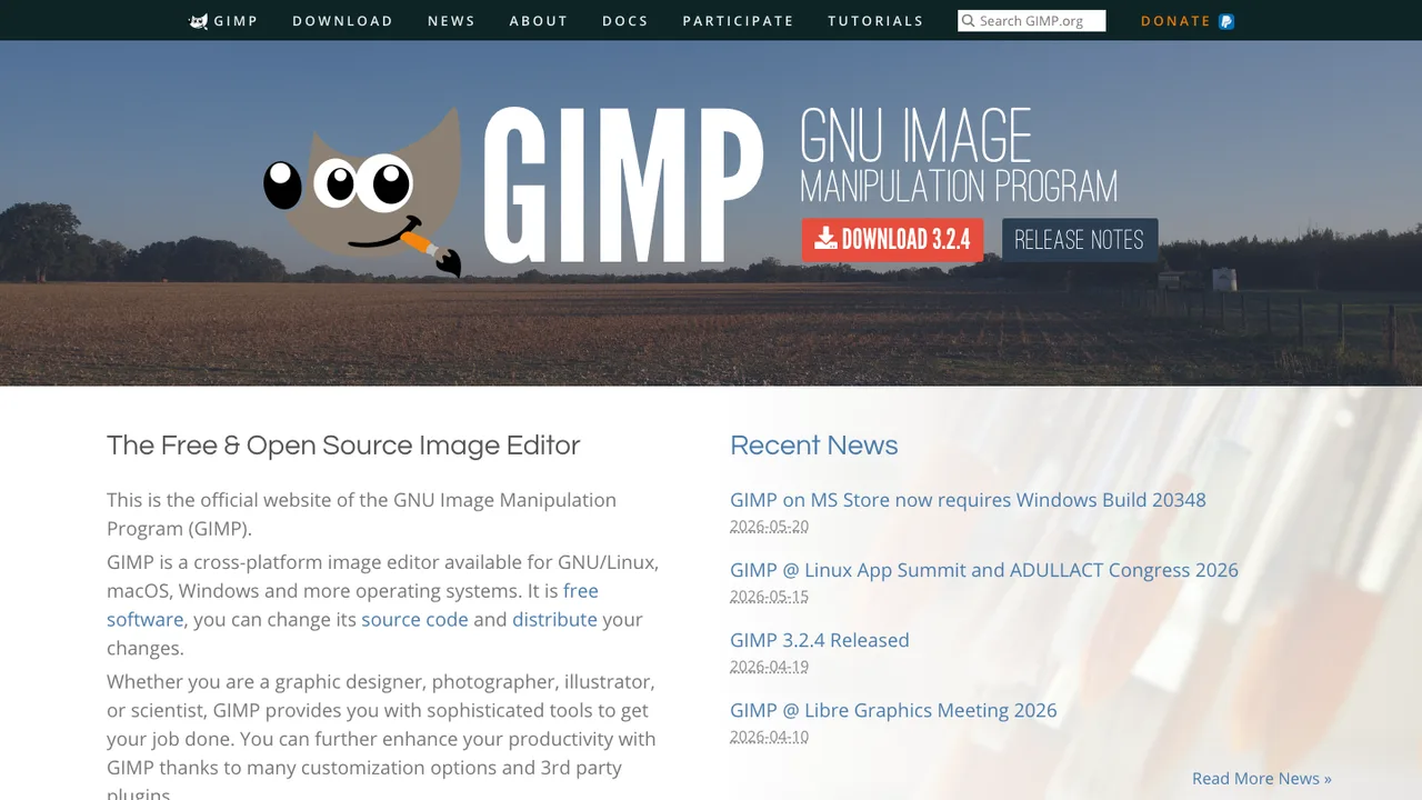 GIMP screenshot
