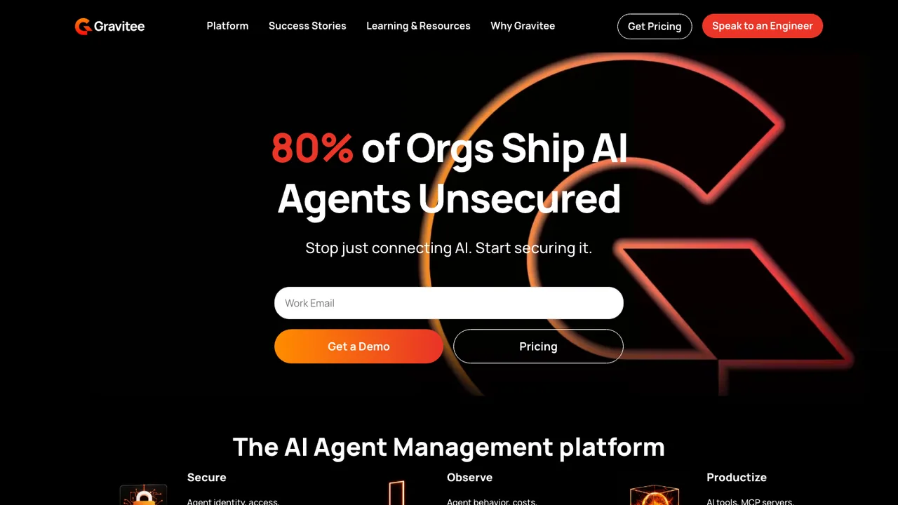 Gravitee API Management screenshot