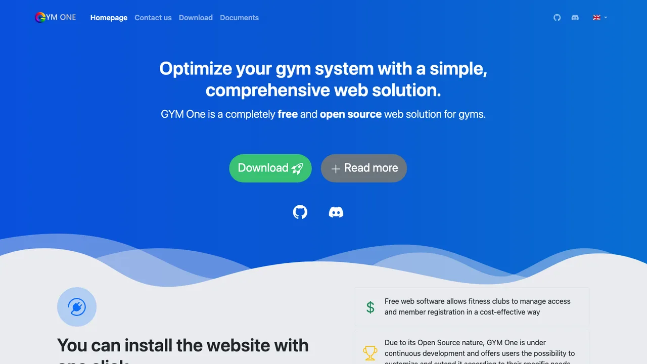 GYM One screenshot