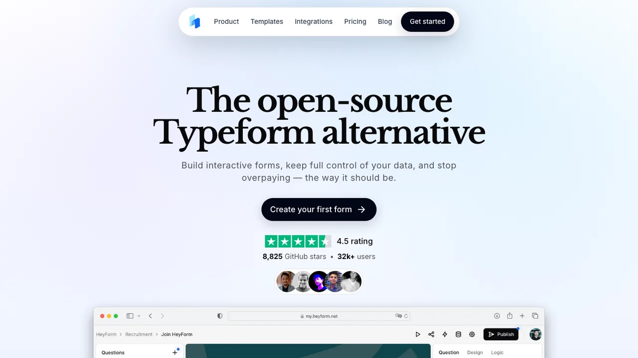 HeyForm screenshot