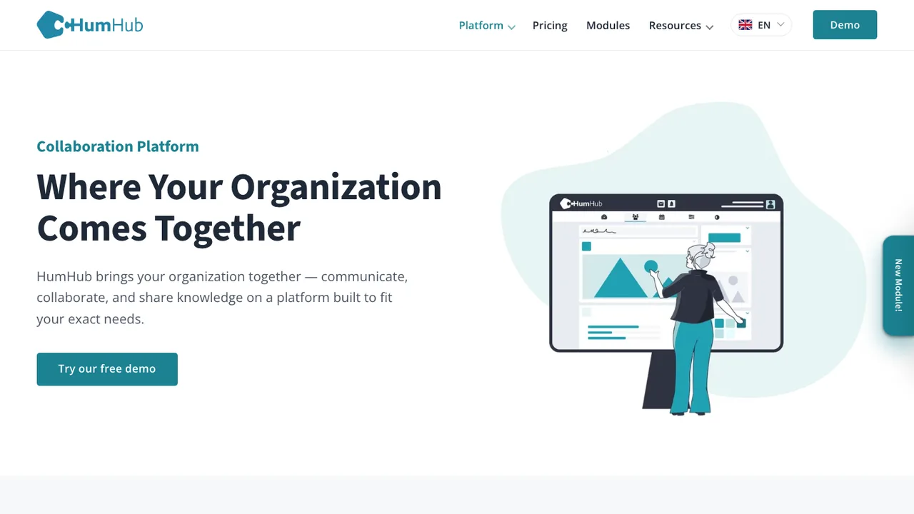 HumHub screenshot