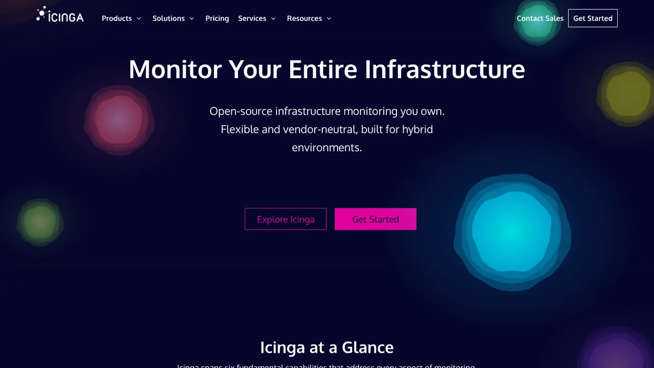Icinga screenshot
