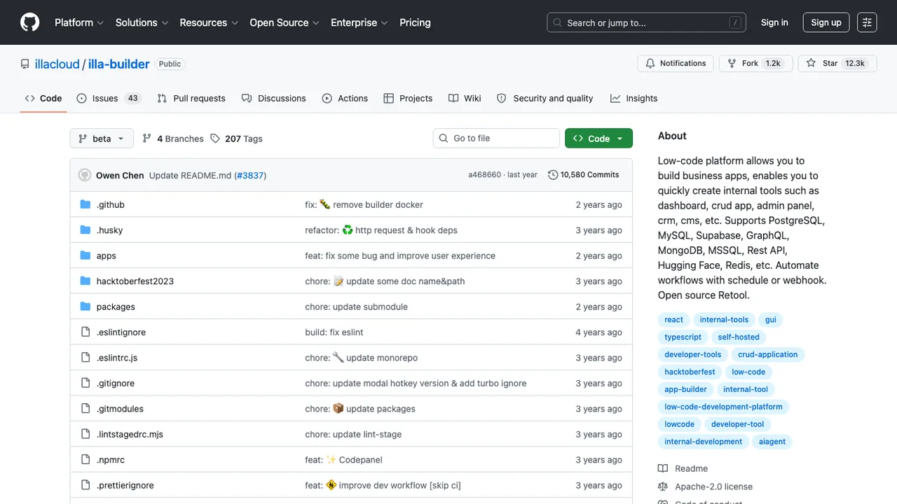 ILLA Builder screenshot