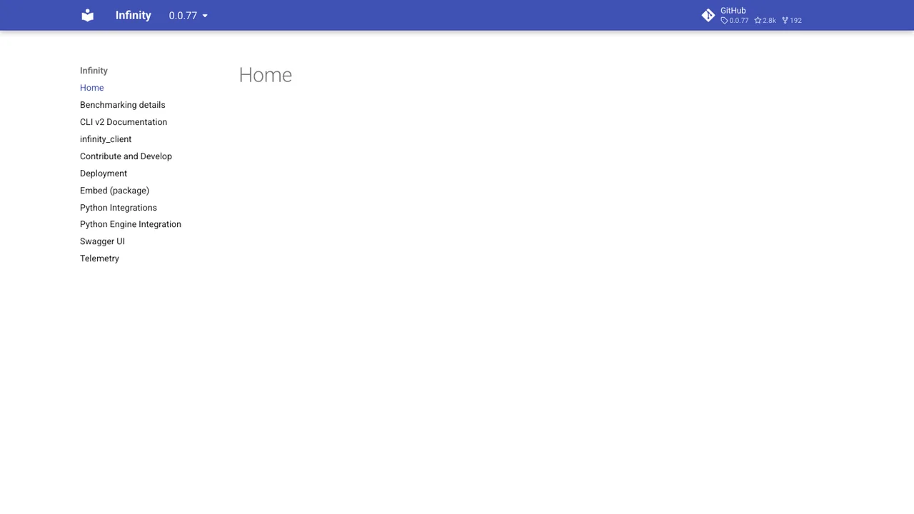 Infinity screenshot