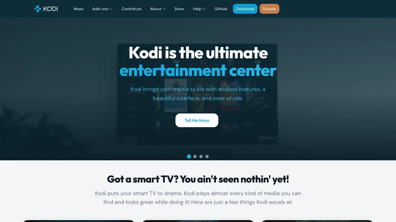 Kodi screenshot