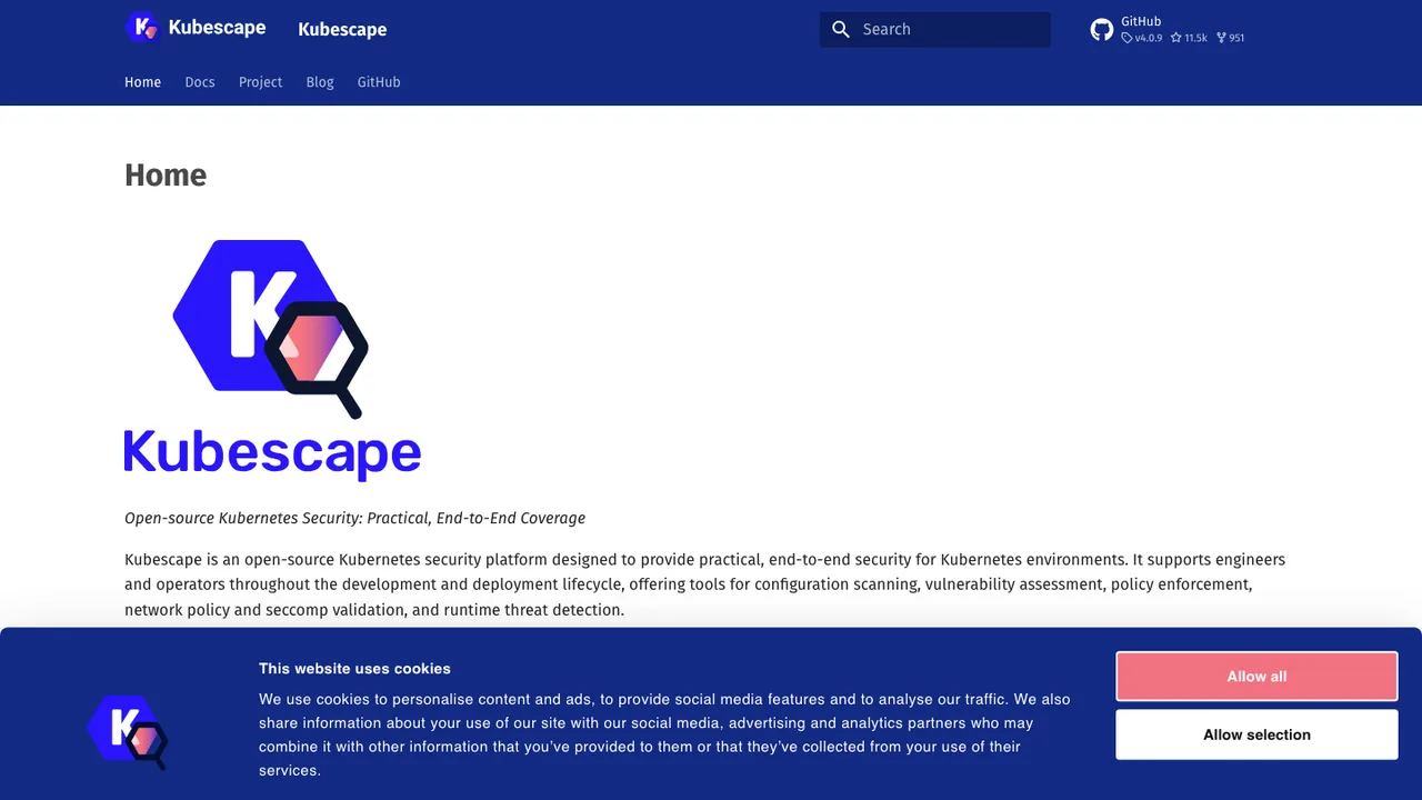Kubescape screenshot