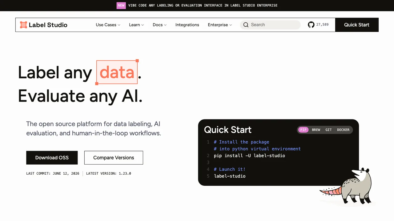 Label Studio screenshot