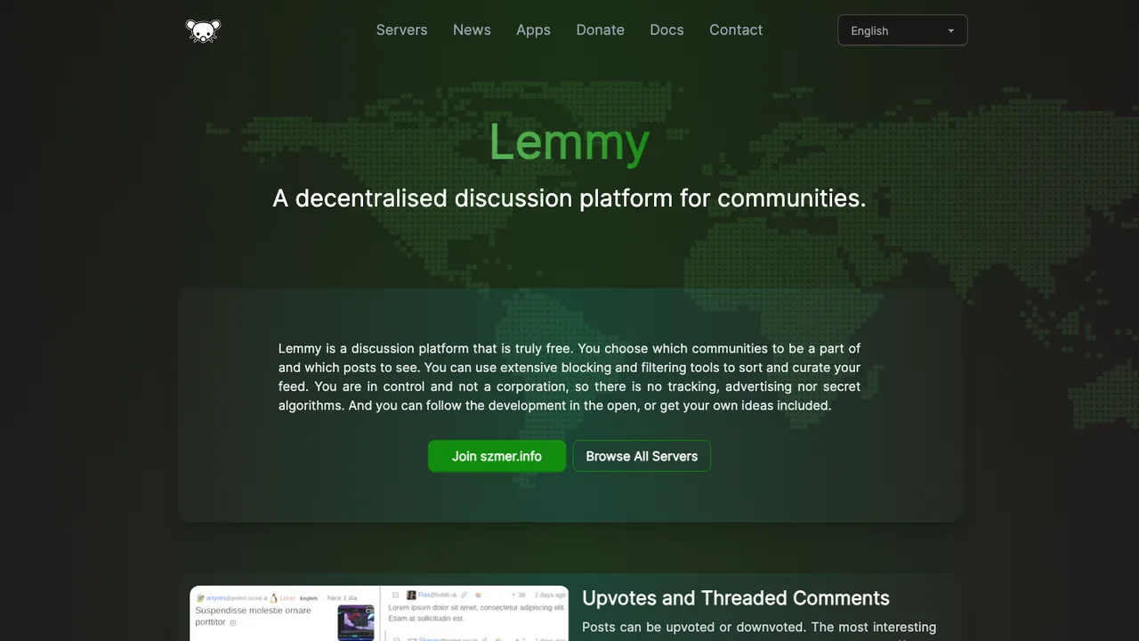 Lemmy screenshot
