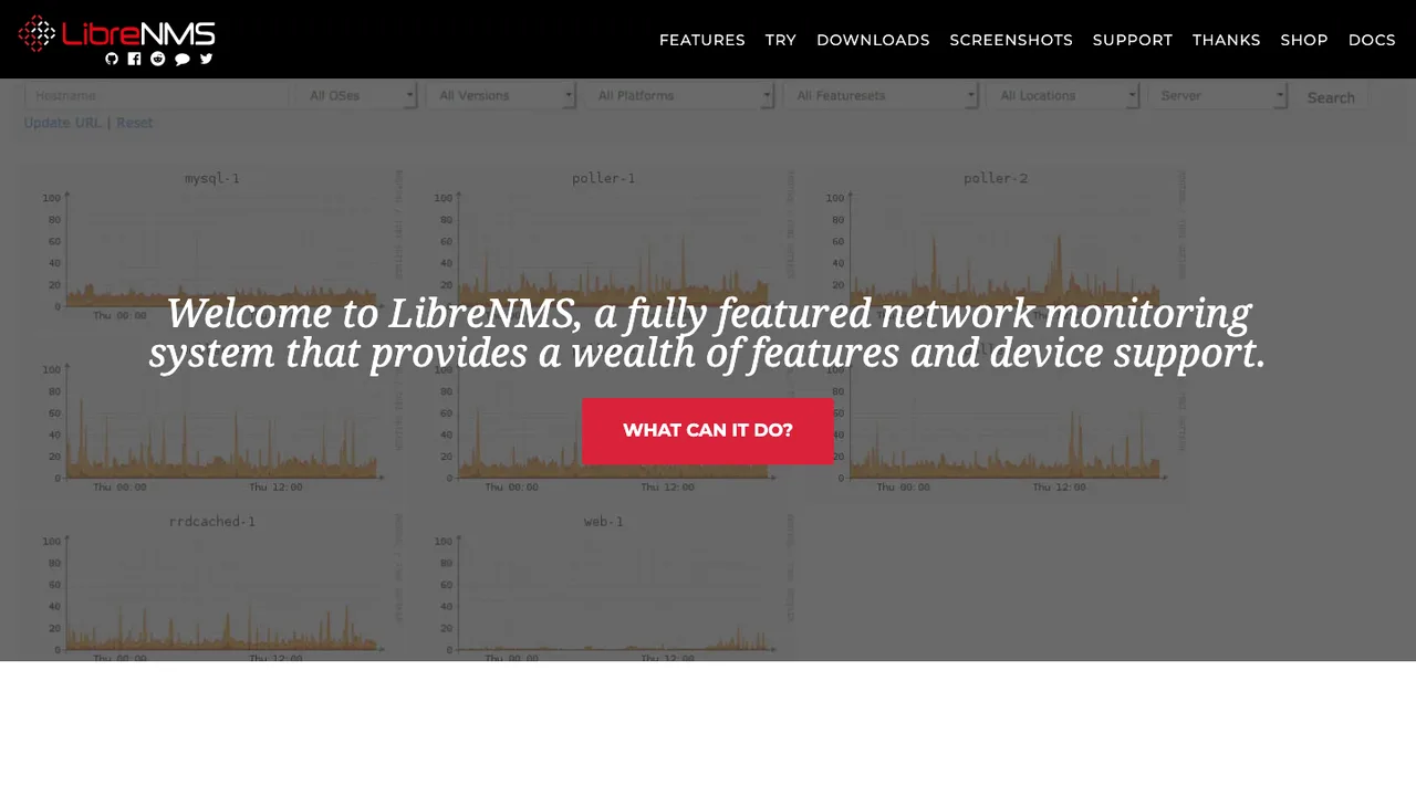 LibreNMS screenshot