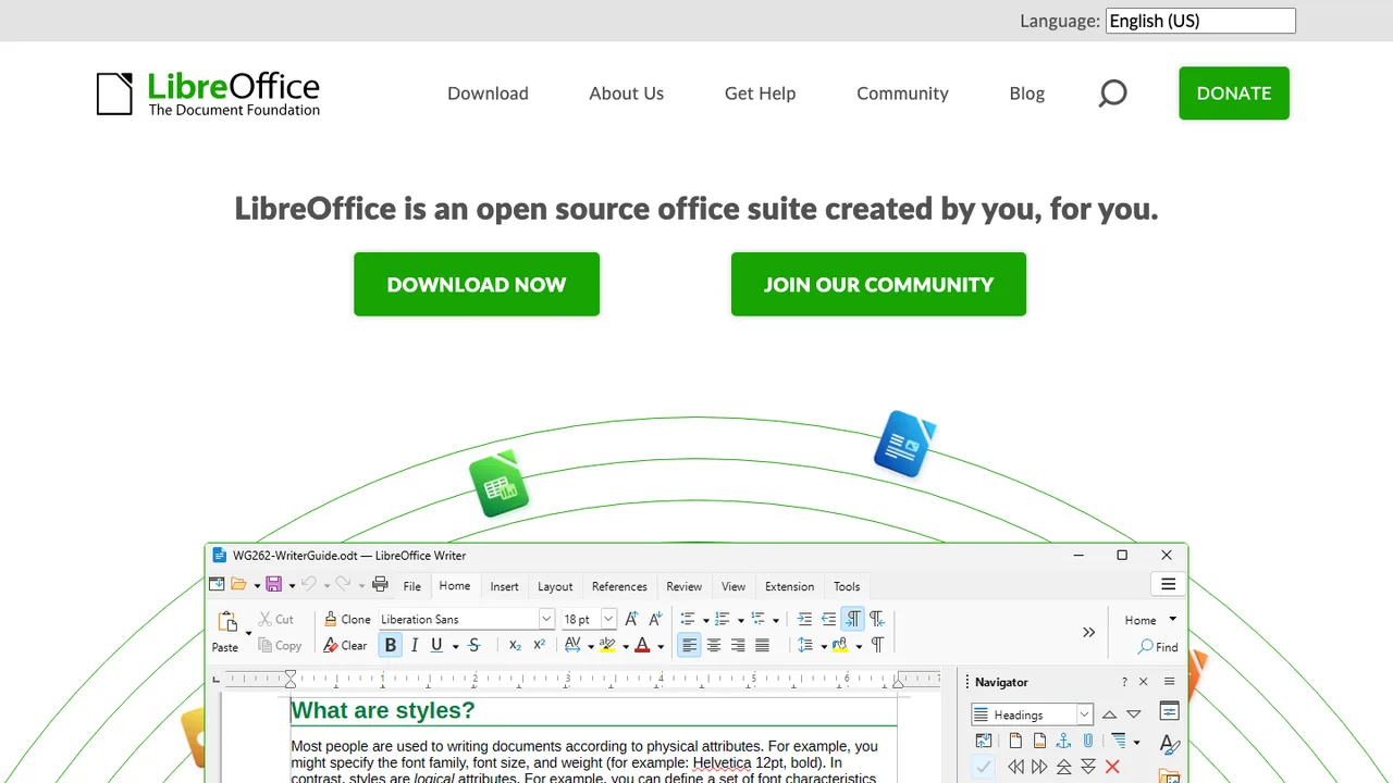 LibreOffice screenshot