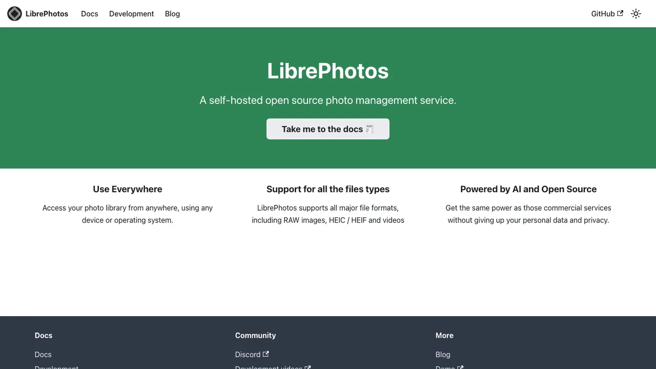 LibrePhotos screenshot