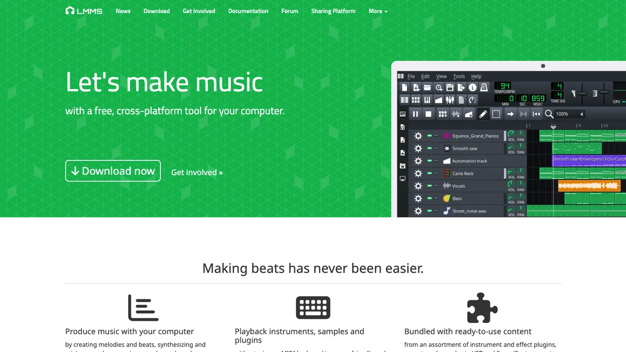 LMMS screenshot