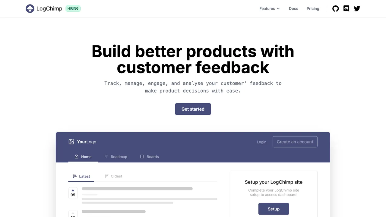 LogChimp screenshot