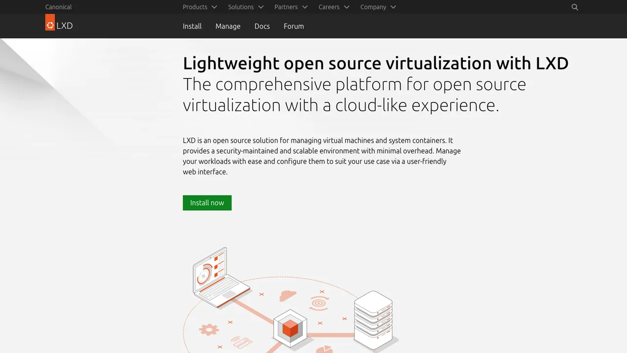 LXD screenshot