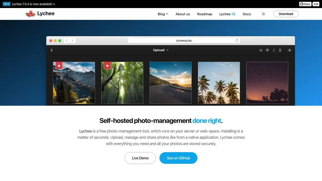 Lychee screenshot