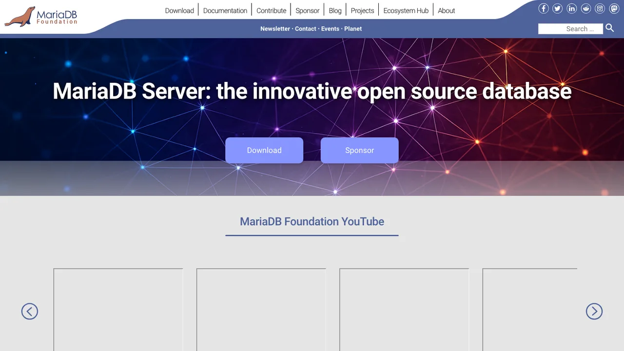 MariaDB screenshot