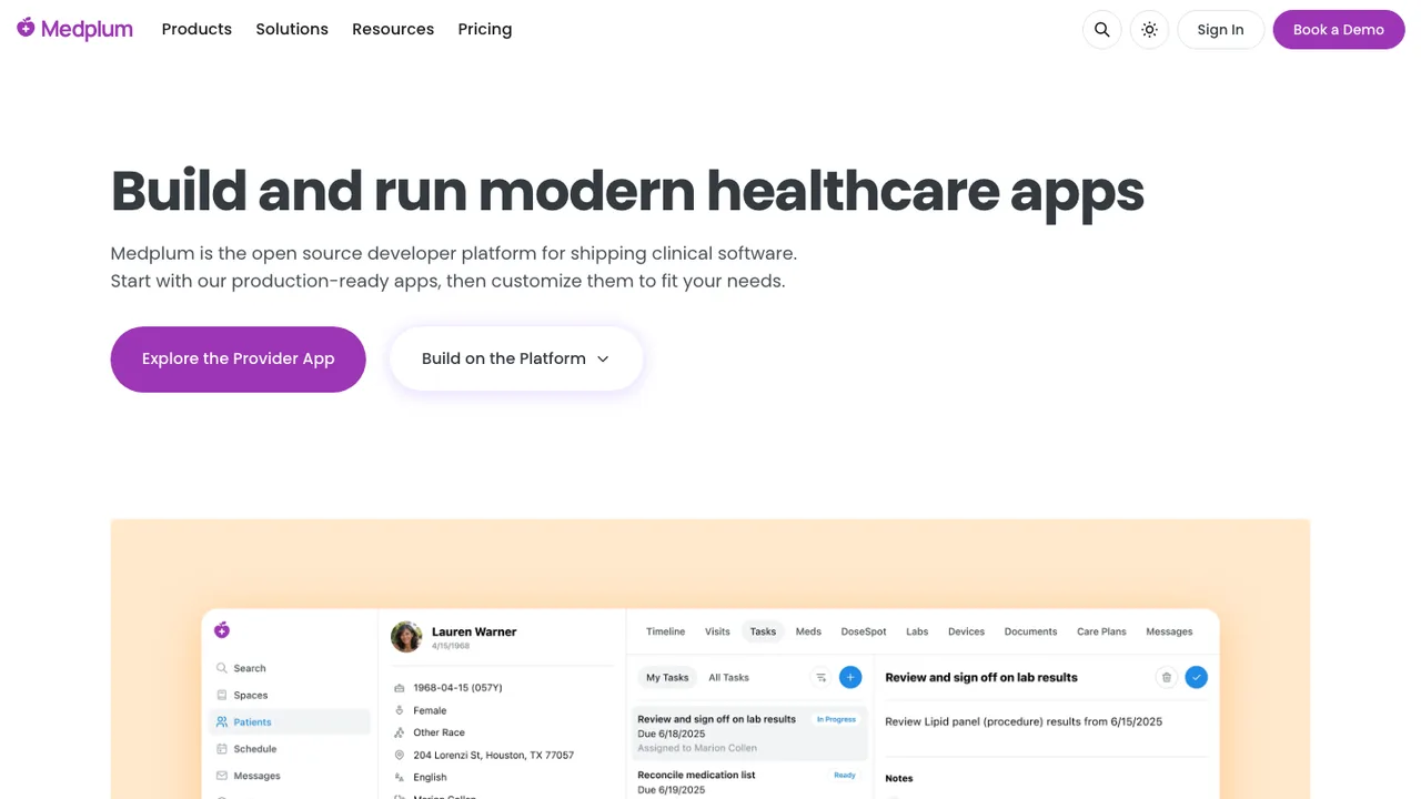 Medplum screenshot