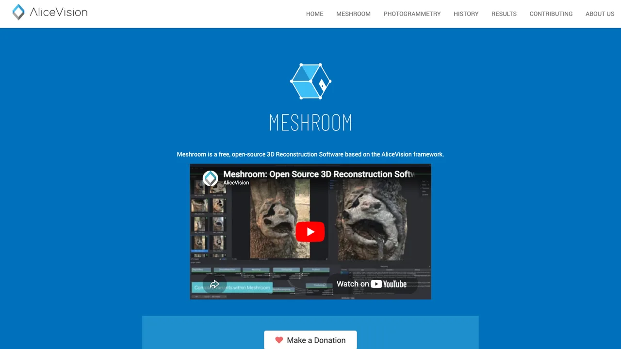 Meshroom screenshot
